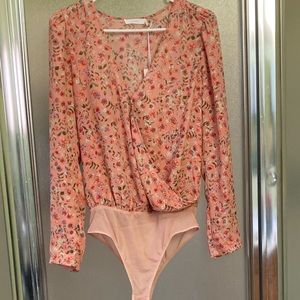 NWT Floral Bodysuit